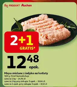 Auchan Mięso mielone z indyka na kotlety Auchan oferta