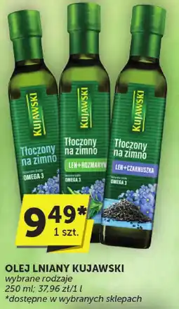 Groszek Olej lniany Kujawski różne rodzaje oferta