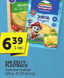 ABC Ser żółty w plastrach Hochland oferta