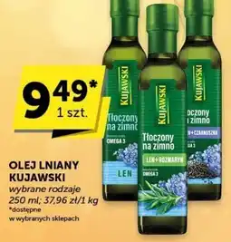 Groszek Olej lniany Kujawski oferta