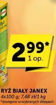 Groszek Ryż biały Janex oferta