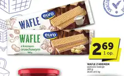 Euro Sklep Wafle z kremem orzechowym Euro Sklep oferta