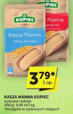 ABC Kasza manna Kupiec różne rodzaje oferta