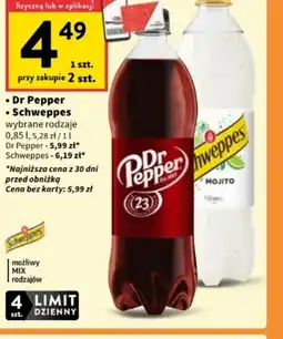 Intermarche Dr Pepper, Schweppes oferta