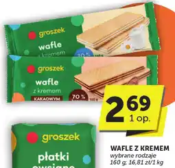 ABC Wafle z kremem różne rodzaje Groszek oferta