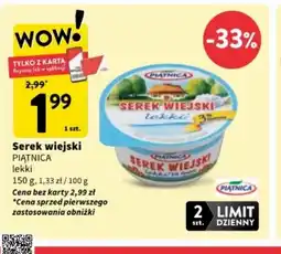Intermarche Serek wiejski Piątnica lekki oferta