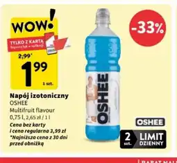 Intermarche Napój izotoniczny Oshee Multifruit Flavour oferta