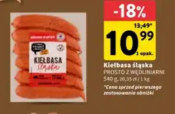 Intermarche Kiełbasa śląska Prosto z Wędliniarni oferta