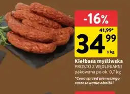Intermarche Kiełbasa myśliwska oferta
