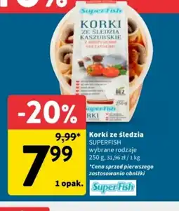 Intermarche Korki ze śledzia Superfish oferta