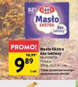 Intermarche Masło Ekstra bez laktozy Mlekovita oferta