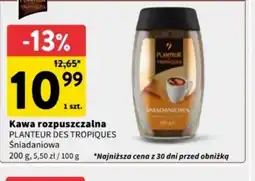 Intermarche Kawa rozpuszczalna Planteur des Tropiques Sniadaniowa oferta