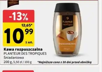 Intermarche Kawa rozpuszczalna Planteur des Tropiques Sniadaniowa oferta
