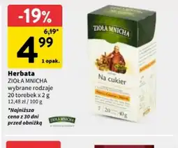 Intermarche Herbata Zioła Mnicha oferta