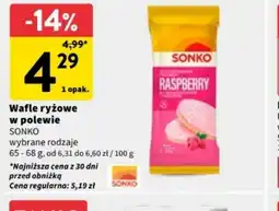 Intermarche Wafle ryżowe w polewie Sonko oferta