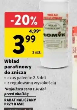 Intermarche Wkład parafinowy do znicza oferta