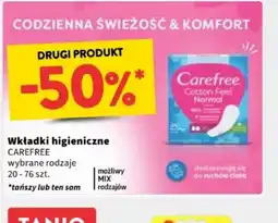 Intermarche Wkładki higieniczne Carefree oferta
