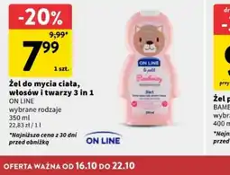 Intermarche Zel do mycia ciała, włosów i twarzy 3 in 1 On Line oferta