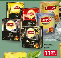 Selgros Herbata czarna ekspresowa lipton oferta