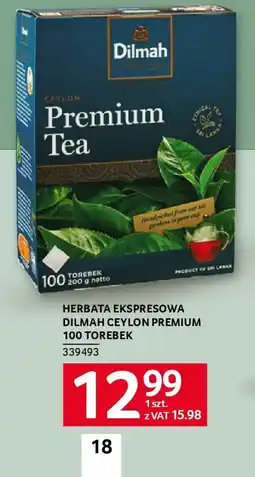 Selgros Herbata ekspresowa dilmah ceylon premium oferta