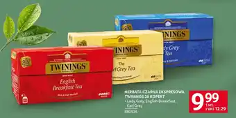 Selgros Herbata czarna ekspresowa twinings oferta