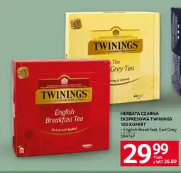 Selgros Herbata czarna ekspresowa twinings oferta
