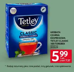 Selgros Herbata czarna ekspresowa tetley classic oferta