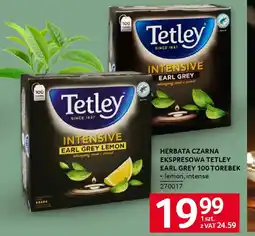 Selgros Herbata czarna ekspresowa tetley earl grey oferta