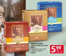 Selgros Herbata czarna liściasta sir william's oferta