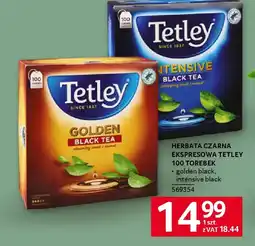 Selgros Herbata czarna ekspresowa tetley oferta