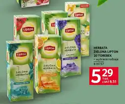 Selgros Herbata zielona lipton oferta