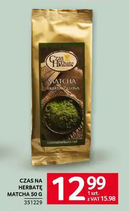 Selgros Czas na herbatę matcha oferta