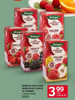 Selgros Herbata owocowa herbaciany ogród oferta
