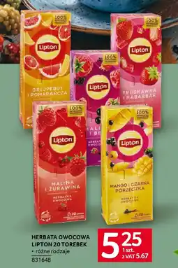 Selgros Herbata owocowa lipton oferta
