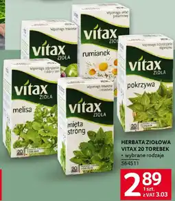 Selgros Herbata ziołowa vitax oferta