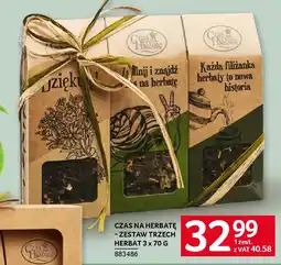 Selgros Czas na herbatę - zestaw trzech herbat oferta