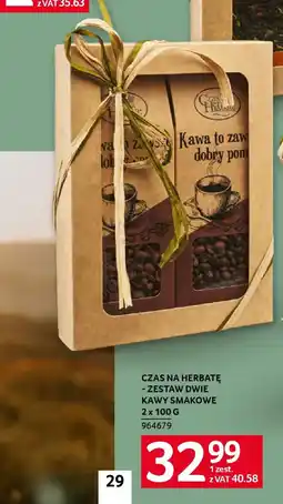 Selgros Czas na herbatę - zestaw dwie kawy smakowe oferta