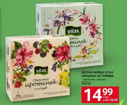 Selgros Zestaw herbat vitax upominek oferta