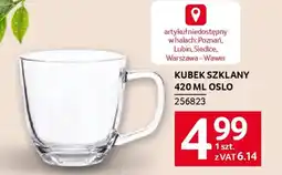 Selgros Kubek szklany oslo oferta
