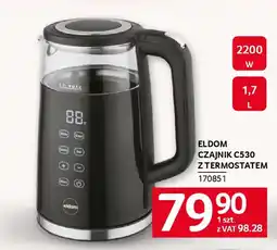 Selgros Eldom czajnik c530 z termostatem oferta
