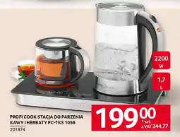 Selgros Profi cook stacja do parzenia kawy i herbaty pc-tks 1056 oferta