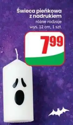 Dino Świeca pieńkowa z nadrukiem oferta