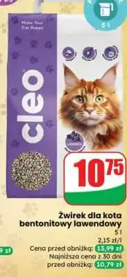 Dino Żwirek dla kota bentonitowy lawendowy oferta