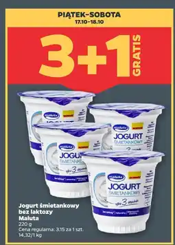 Netto Jogurt śmietankowy bez laktozy Maluta oferta
