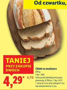 Lidl Chleb na maślance Lidl oferta