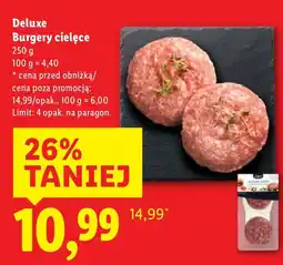 Lidl Burgery cielęce Deluxe oferta