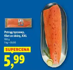 Lidl Pstrąg tęczowy, filet ze skórą, XXL Lidl oferta