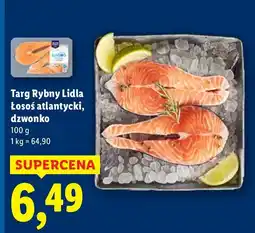 Lidl Łosoś atlantycki, dzwonko Targ Rybny Lidla oferta