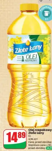 Dino Olej rzepakowy 3 l Złote Łany oferta