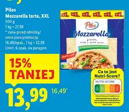 Lidl Mozzarella tarta XXL Pilos oferta
